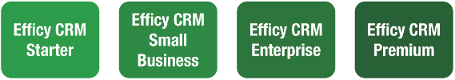 Packages fonctionnels Efficy CRM