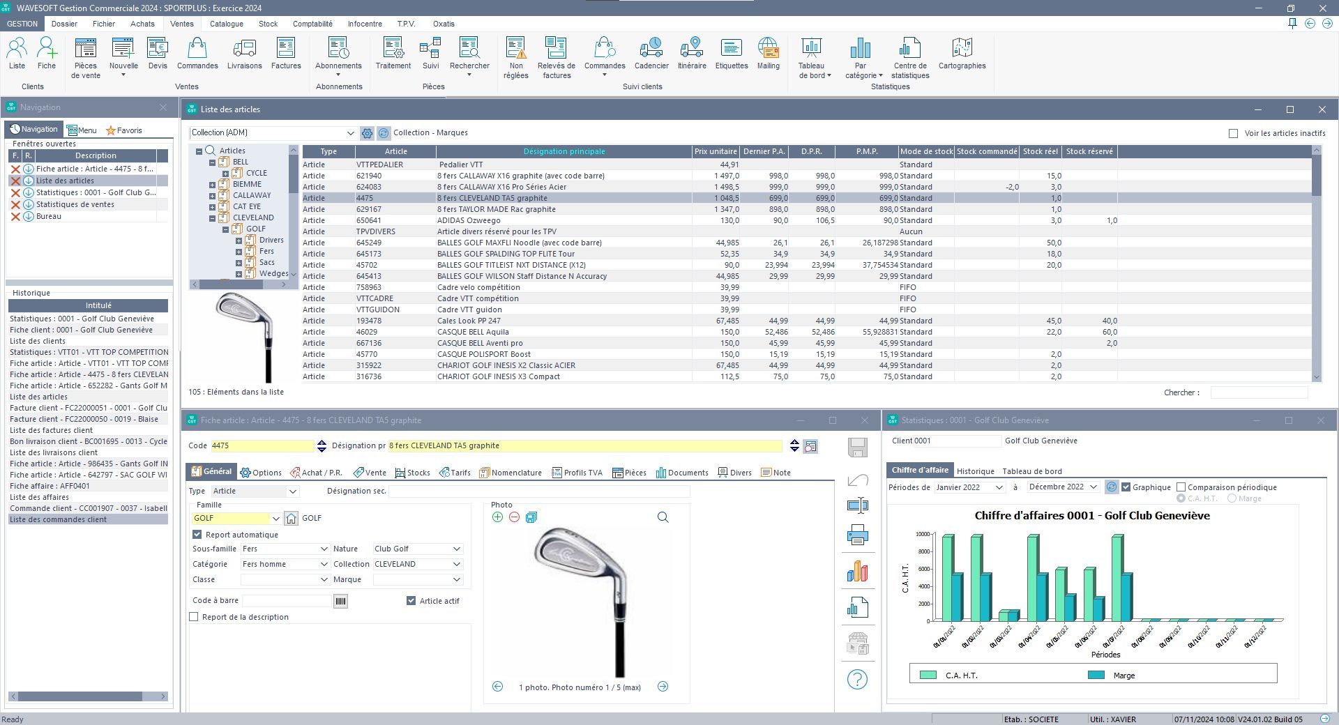 Wavesoft : Logiciel gestion commerciale