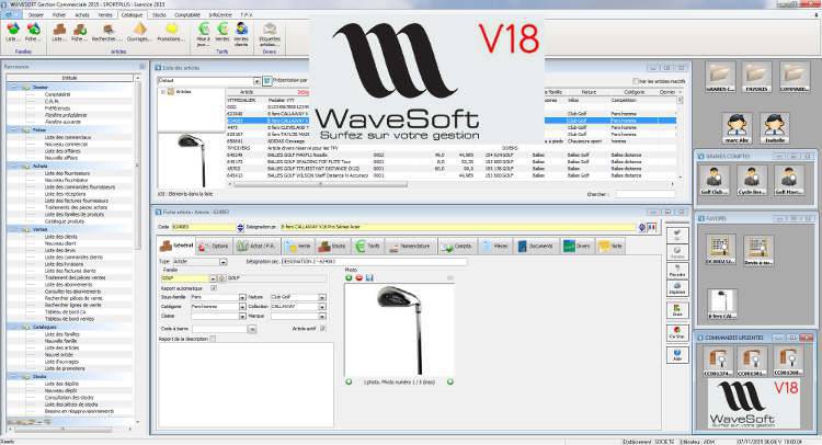 Wavesoft ERP V18 : nouvelle version et nouvelle ergonomie