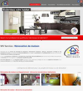 Création d'un site web pour une entreprise du bâtiment dans le secteur de Mulhouse