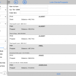 Gestion des prospects / clients ERP sur tablette