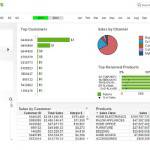 Répartition des clients Qlikview