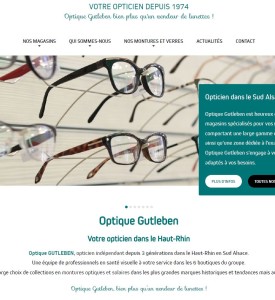 Site web opticien, Haut-Rhin (68) - Optique Gutleben