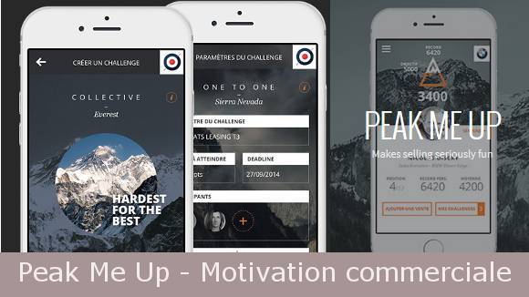 Peak Me Up de Royal App Force : Motivation commerciale, jeu d'entreprise