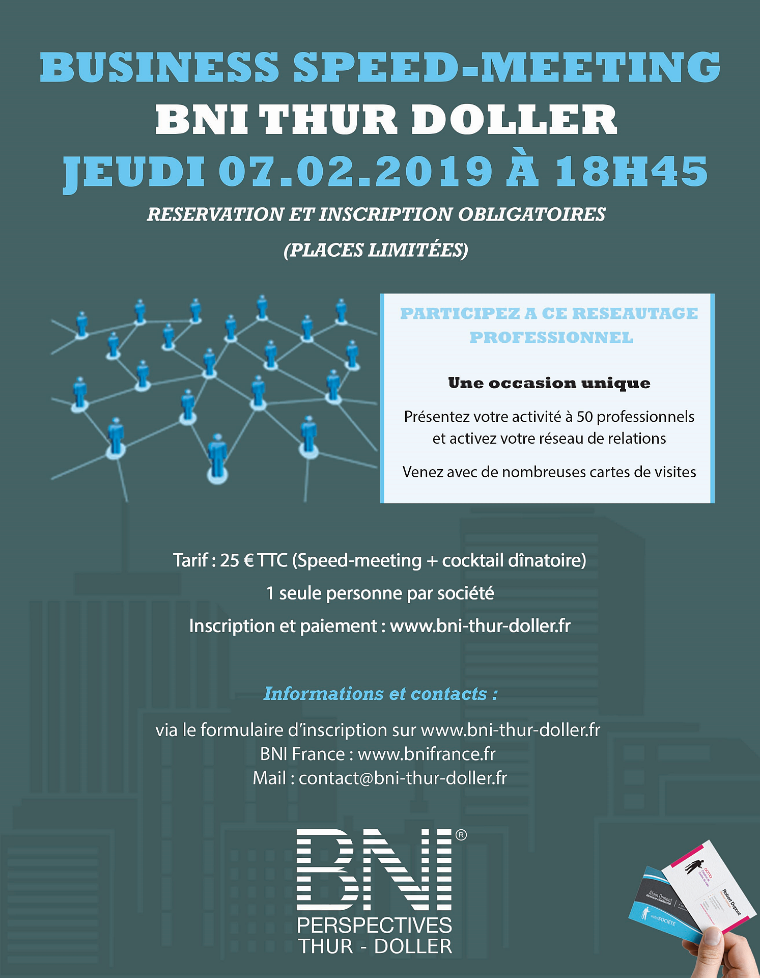 Speed-Meeting - BNI Thur Doller - Réseau d'affaires - 07/02/2019