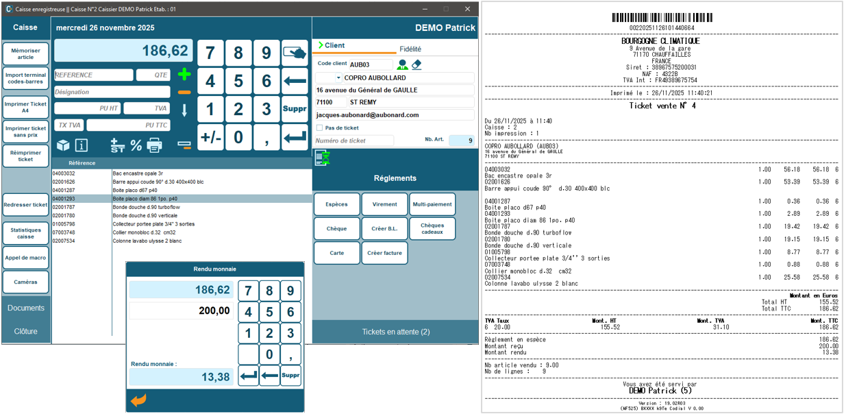 Logiciel de caisse certifié NF525 - Codial Logiciel de caisse certifié NF525 - Codial